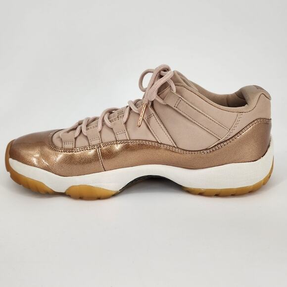 Jordan 11 Retro Low Rose Gold Women’s Sneakers Size 9.5 - Picture 3 of 16